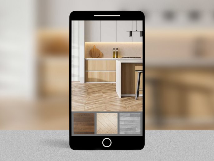 Roomvo app floor visualizer